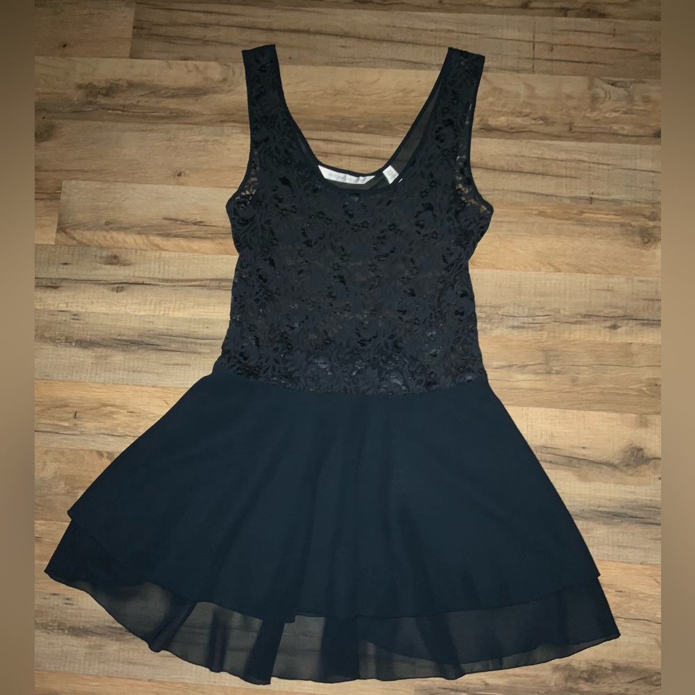 Victoria’s Secret Vintage Black Lace & Layered Flare Skirt MEDIUM New Old Stock